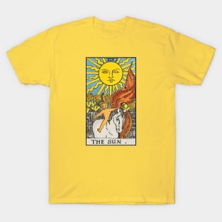 The Sun tarot card T-Shirt